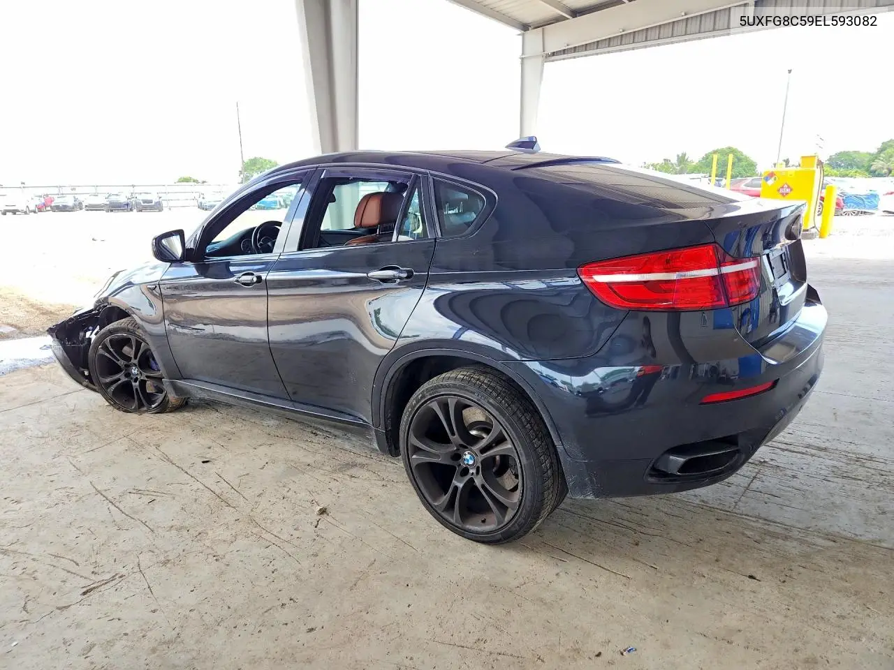 2014 BMW X6 xDrive50I VIN: 5UXFG8C59EL593082 Lot: 58743476