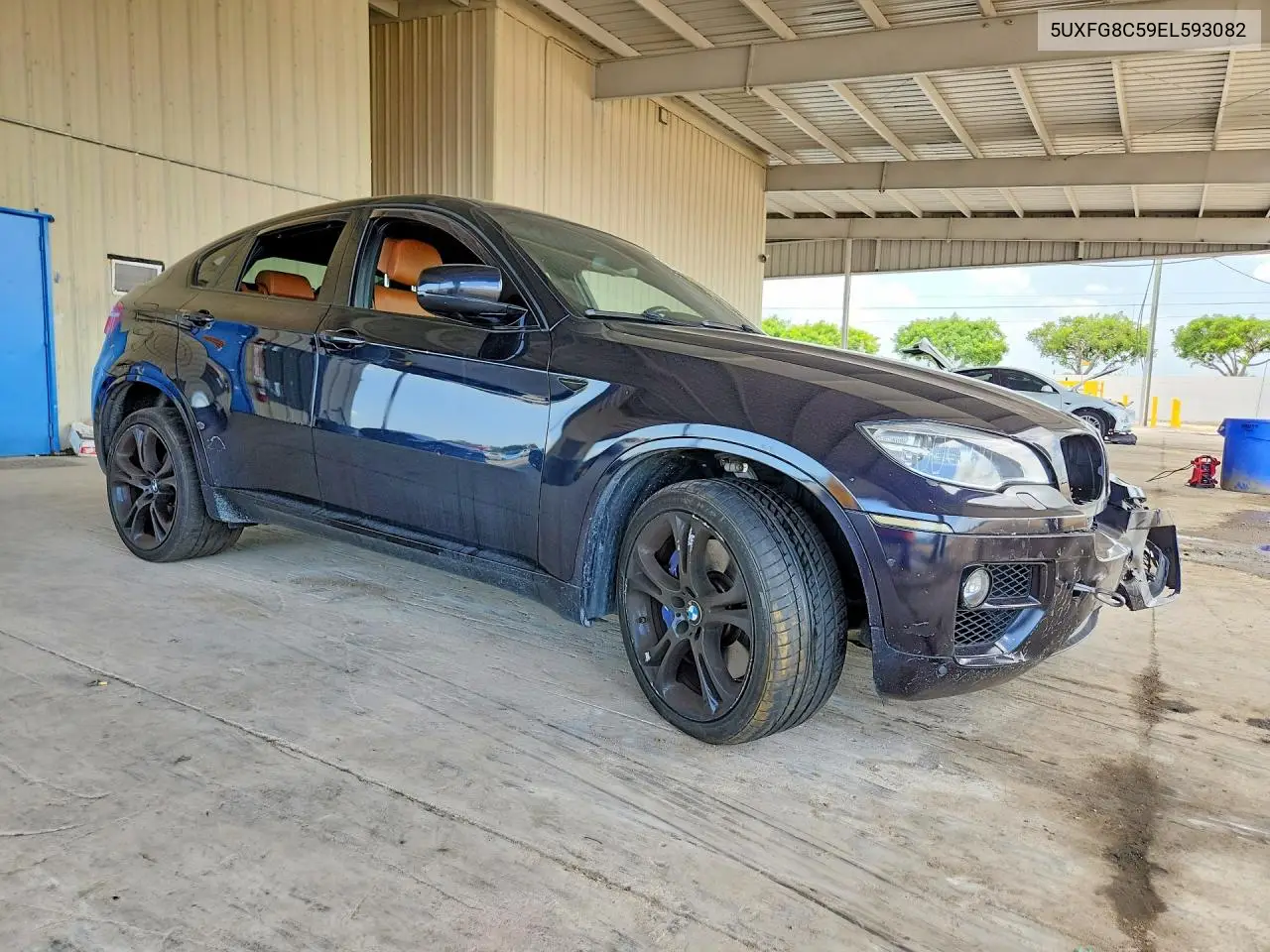 2014 BMW X6 xDrive50I VIN: 5UXFG8C59EL593082 Lot: 58743476