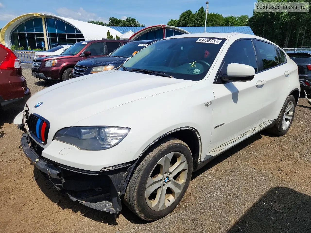 2014 BMW X6 xDrive35I VIN: 5UXFG2C51E0C43110 Lot: 61468776