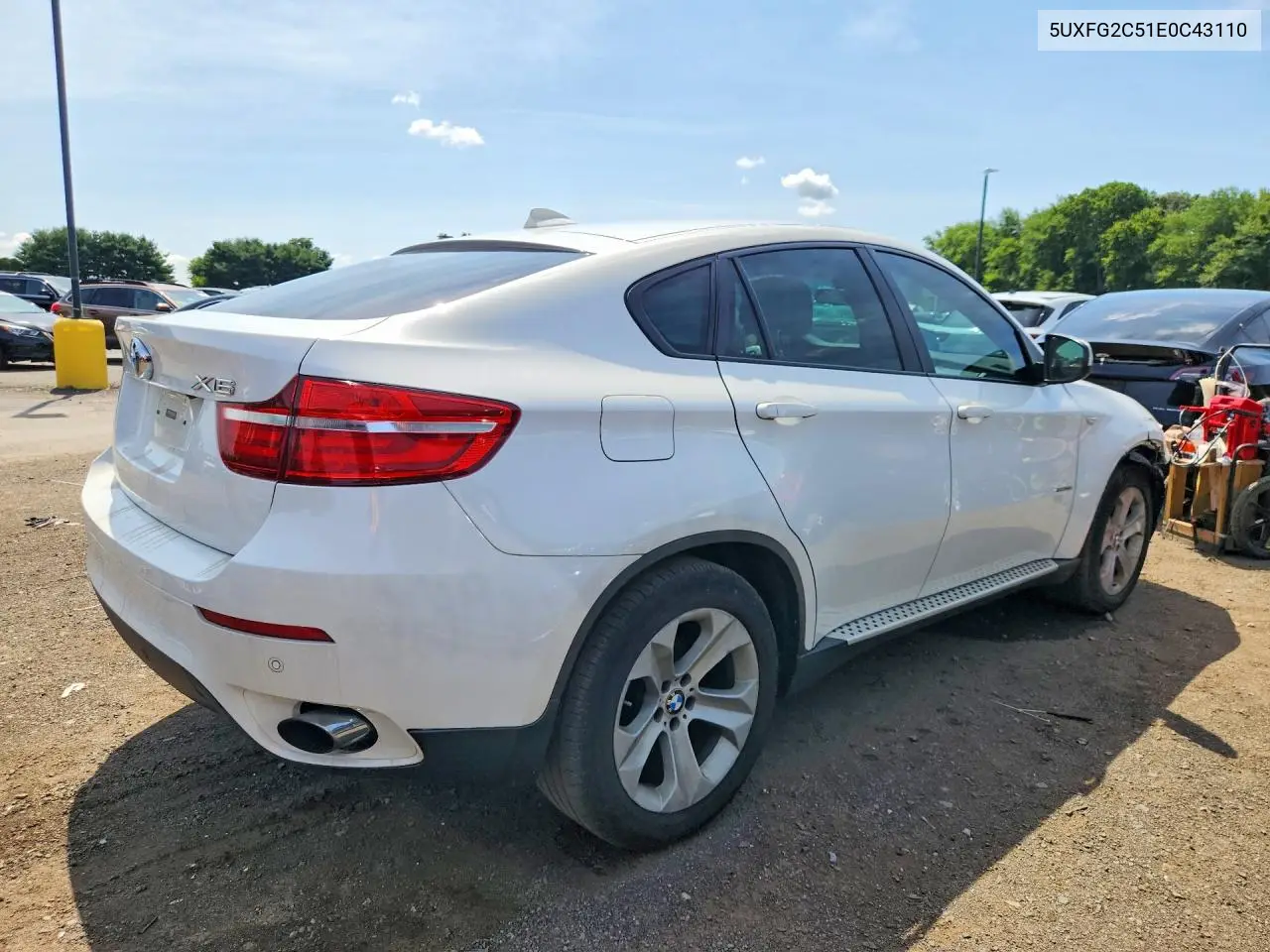 2014 BMW X6 xDrive35I VIN: 5UXFG2C51E0C43110 Lot: 61468776