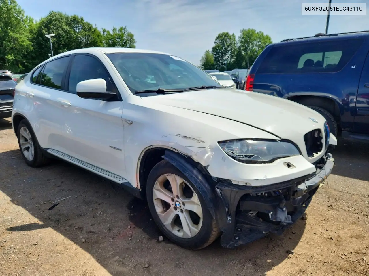 2014 BMW X6 xDrive35I VIN: 5UXFG2C51E0C43110 Lot: 61468776