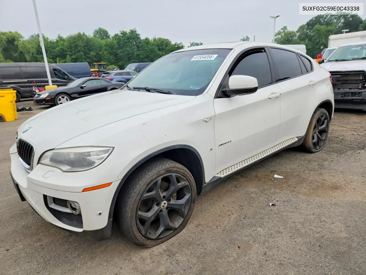 2014 BMW X6 xDrive35I VIN: 5UXFG2C59E0C43338 Lot: 61554056