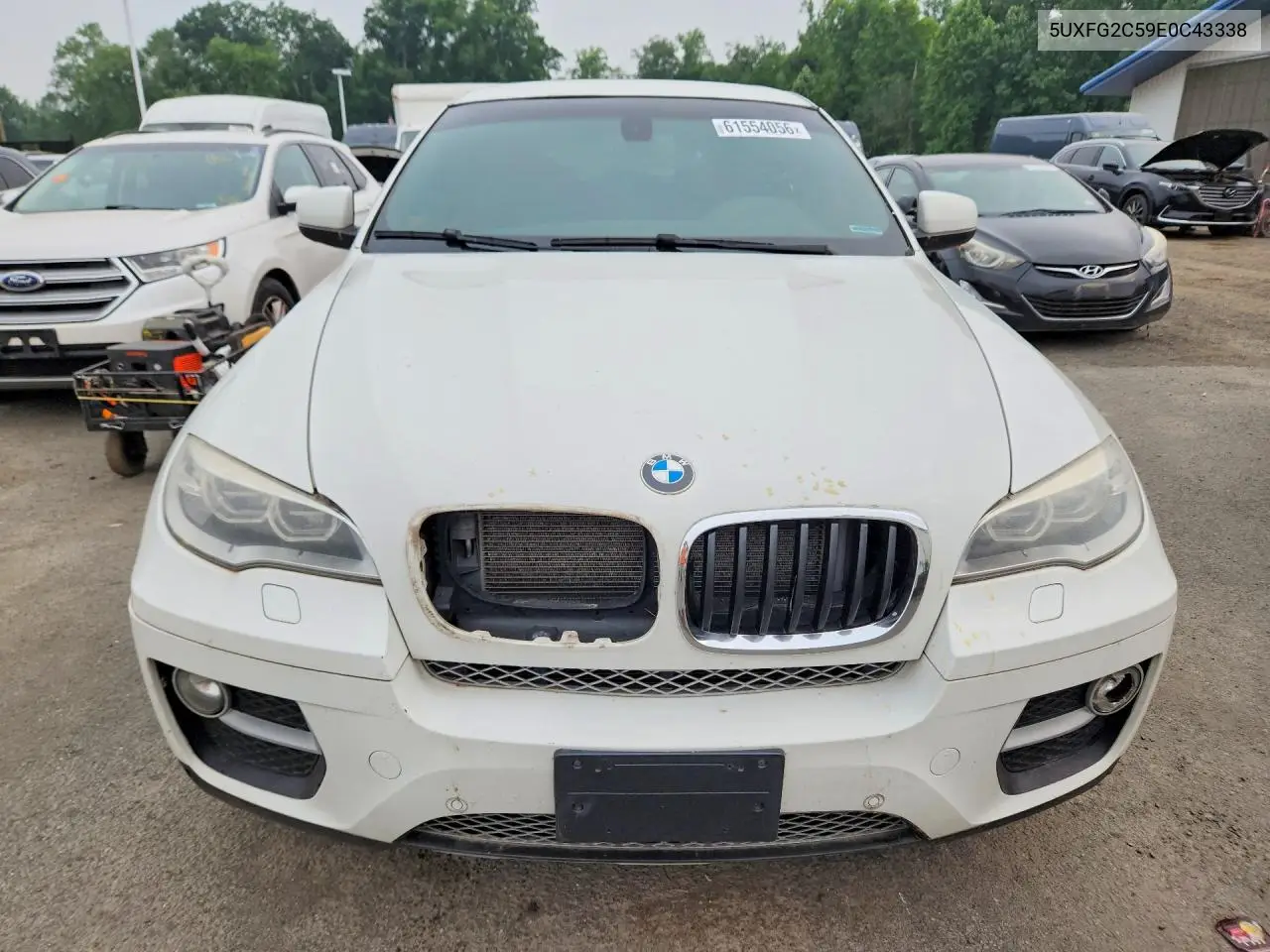 2014 BMW X6 xDrive35I VIN: 5UXFG2C59E0C43338 Lot: 61554056