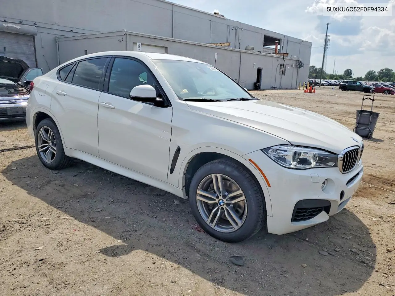 2015 BMW X6 xDrive50I VIN: 5UXKU6C52F0F94334 Lot: 56266636
