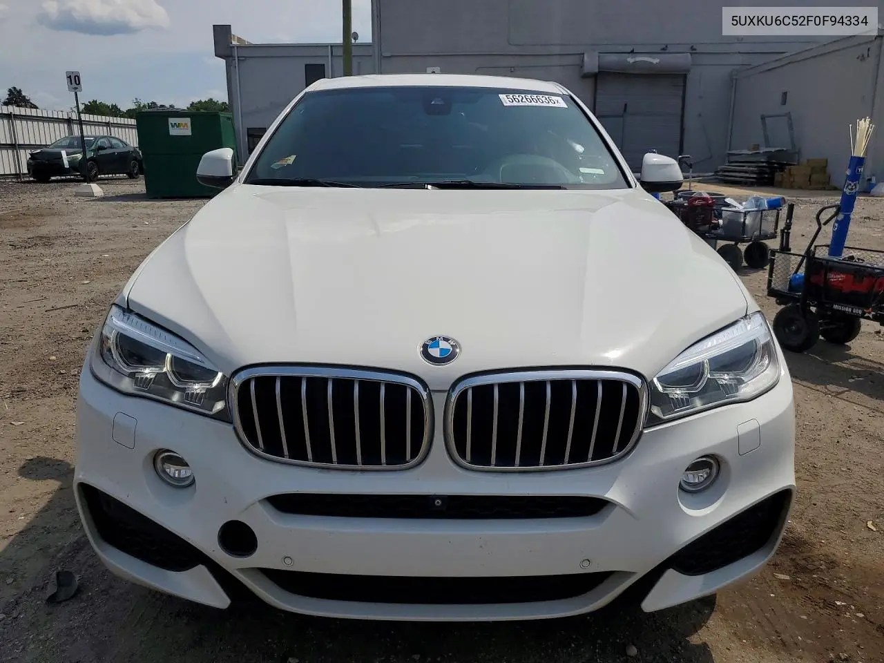 2015 BMW X6 xDrive50I VIN: 5UXKU6C52F0F94334 Lot: 56266636