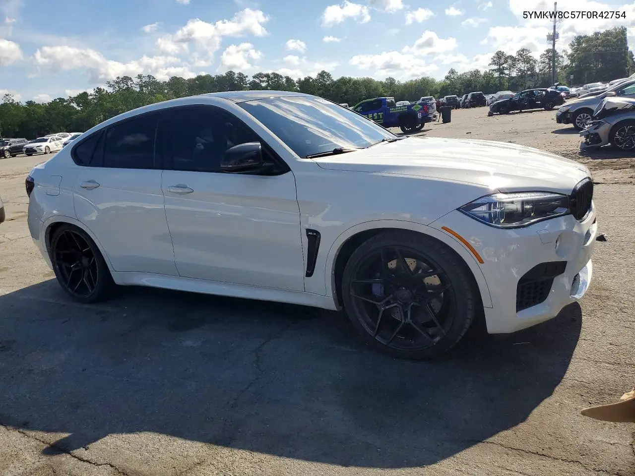 2015 BMW X6 M VIN: 5YMKW8C57F0R42754 Lot: 59361716
