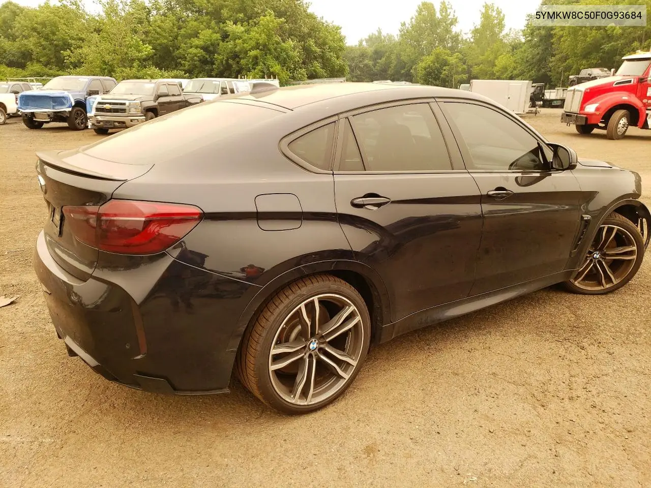 2015 BMW X6 M VIN: 5YMKW8C50F0G93684 Lot: 60262036