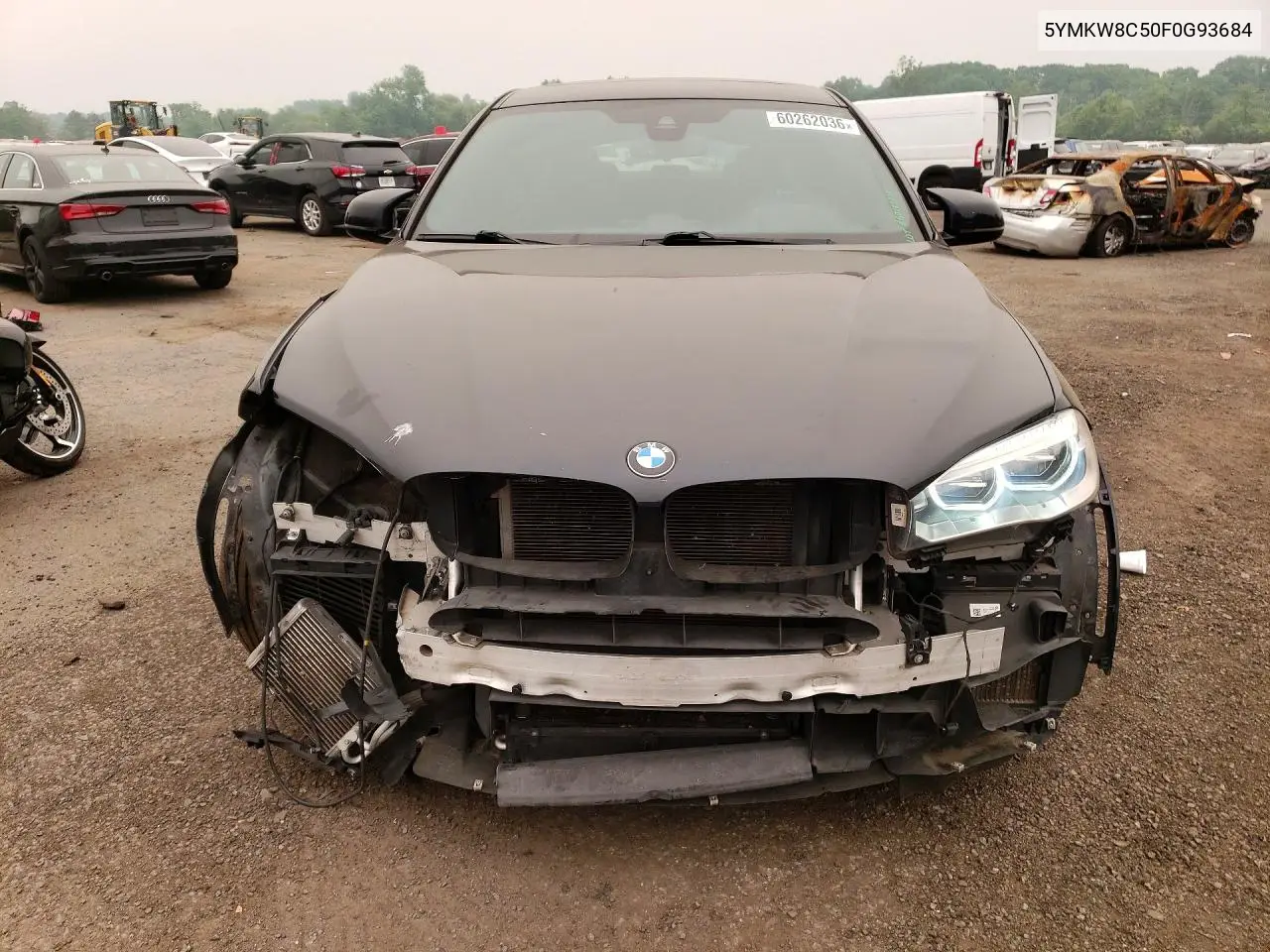 2015 BMW X6 M VIN: 5YMKW8C50F0G93684 Lot: 60262036