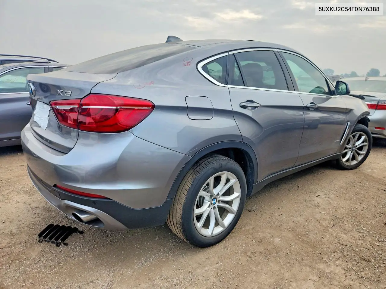2015 BMW X6 xDrive35I VIN: 5UXKU2C54F0N76388 Lot: 60290586