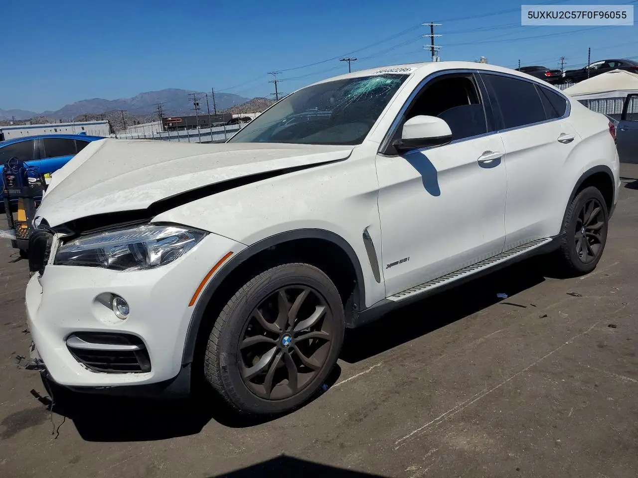 2015 BMW X6 xDrive35I VIN: 5UXKU2C57F0F96055 Lot: 60482266