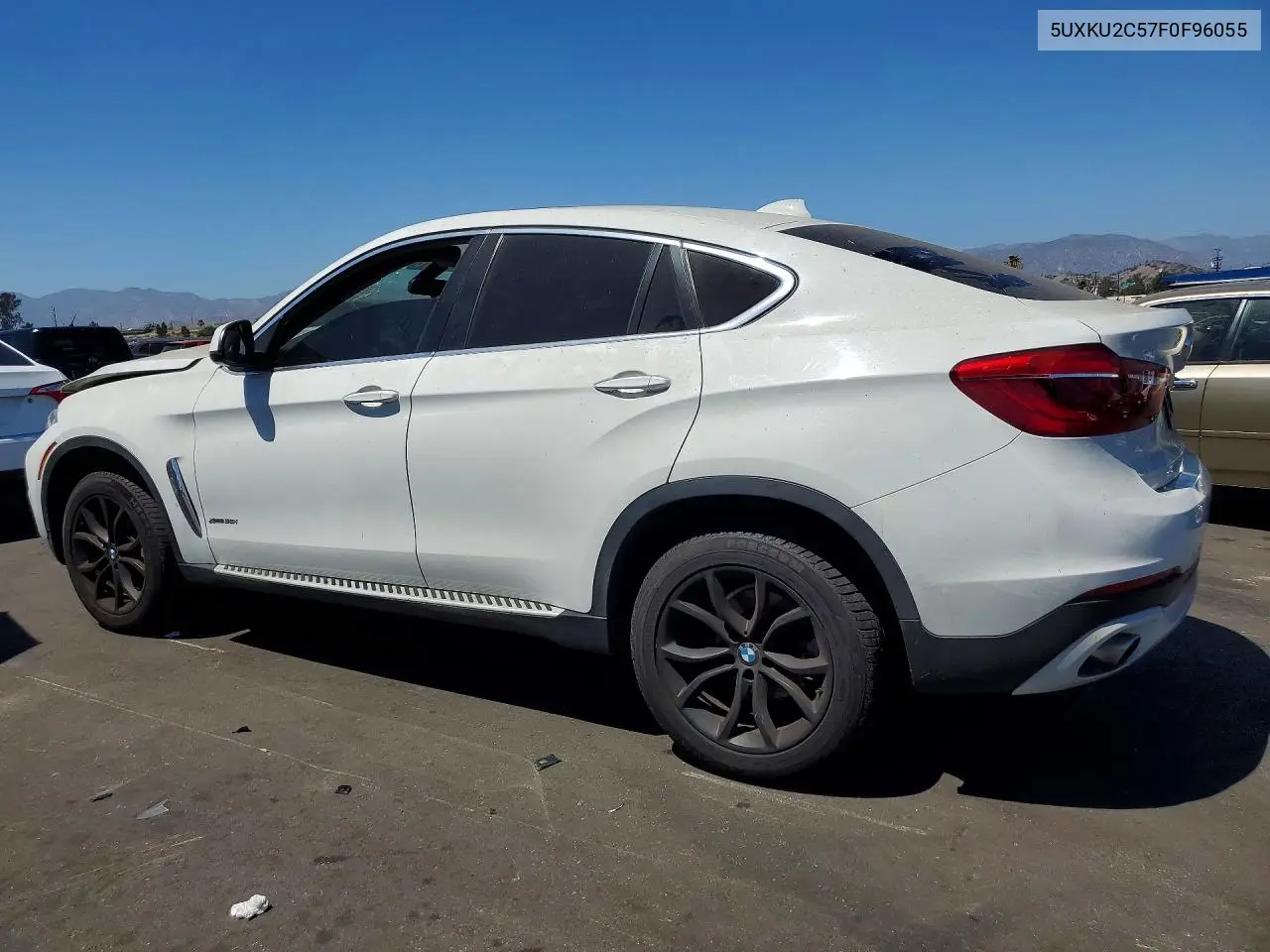 2015 BMW X6 xDrive35I VIN: 5UXKU2C57F0F96055 Lot: 60482266