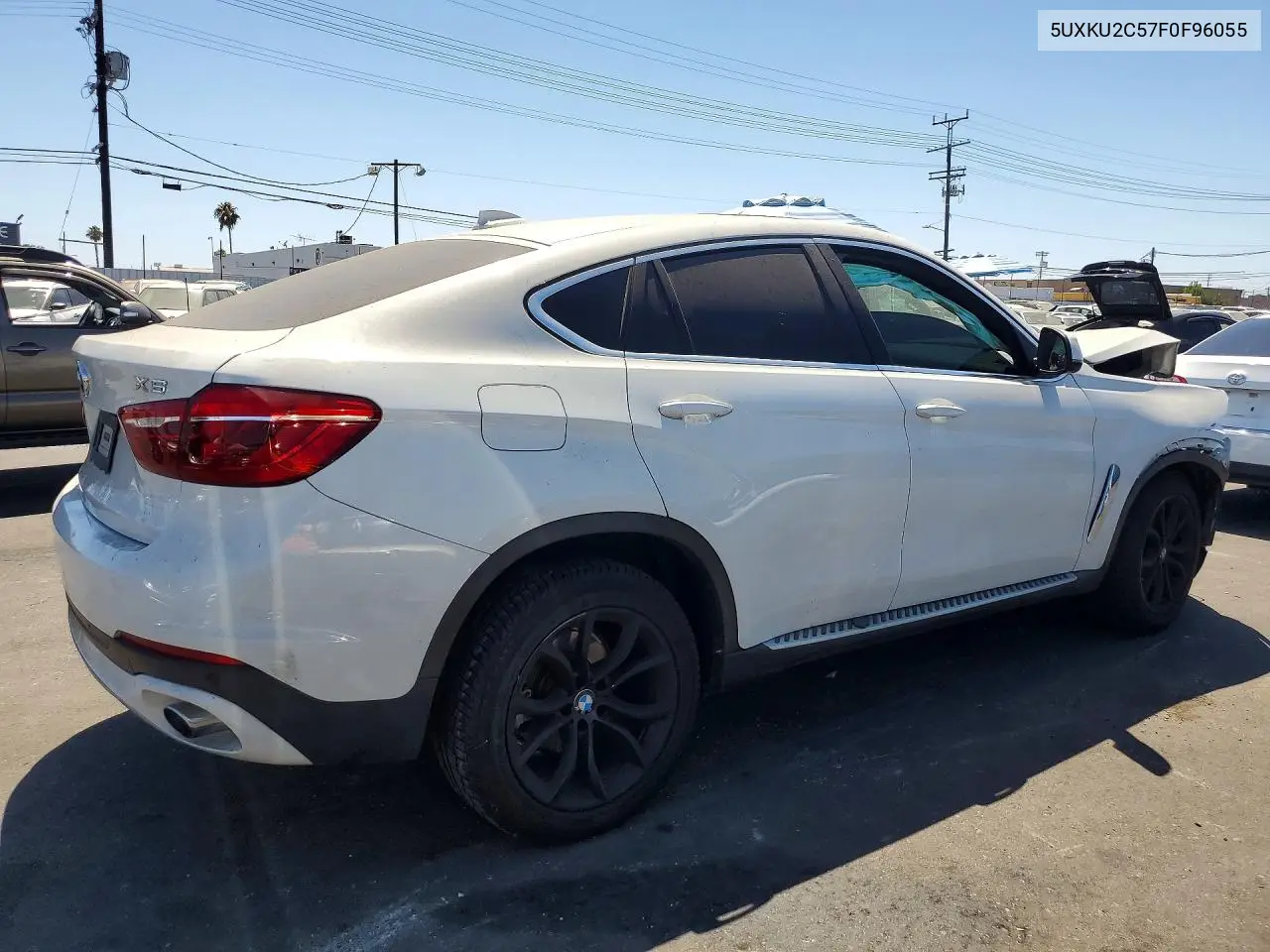 2015 BMW X6 xDrive35I VIN: 5UXKU2C57F0F96055 Lot: 60482266