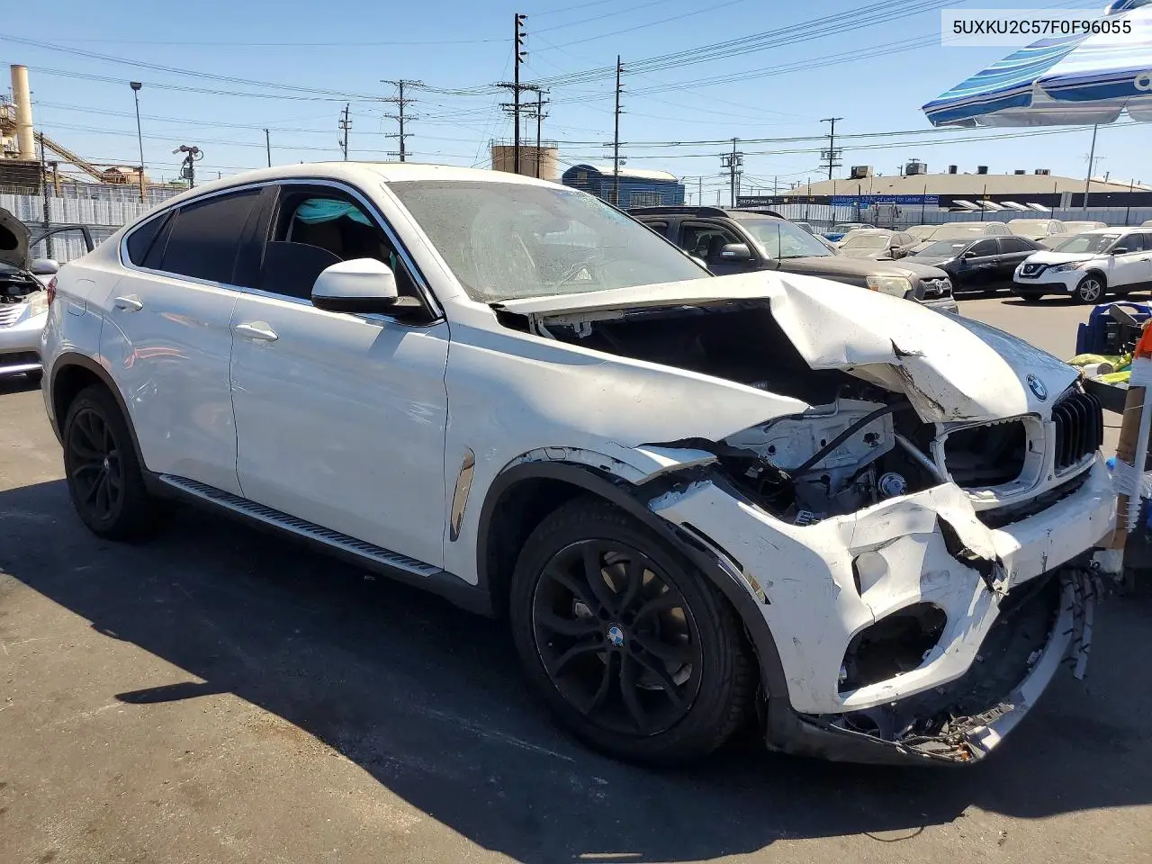 2015 BMW X6 xDrive35I VIN: 5UXKU2C57F0F96055 Lot: 60482266