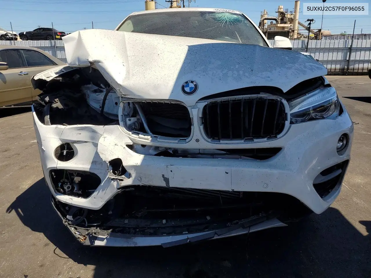 2015 BMW X6 xDrive35I VIN: 5UXKU2C57F0F96055 Lot: 60482266