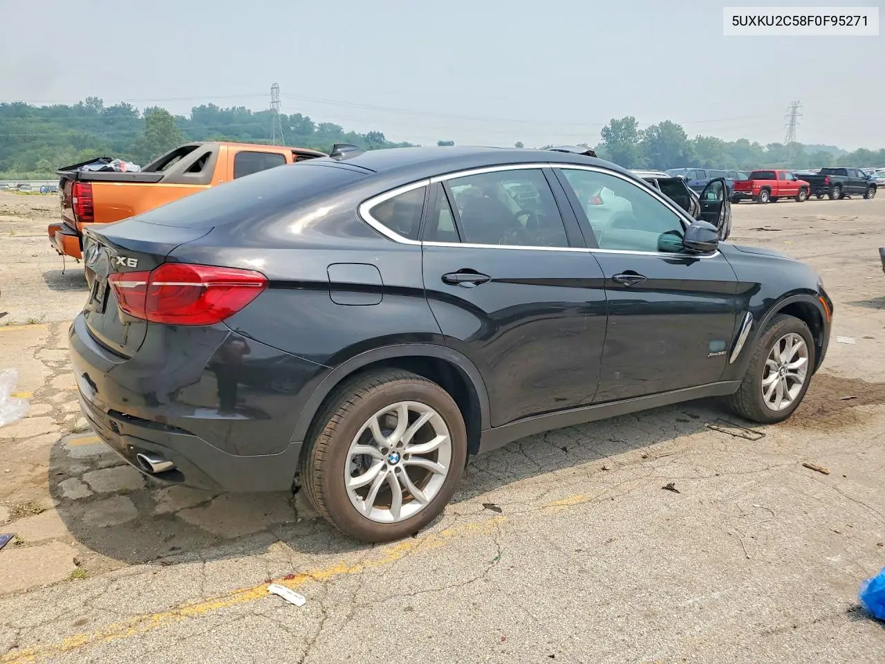 2015 BMW X6 xDrive35I VIN: 5UXKU2C58F0F95271 Lot: 61116516