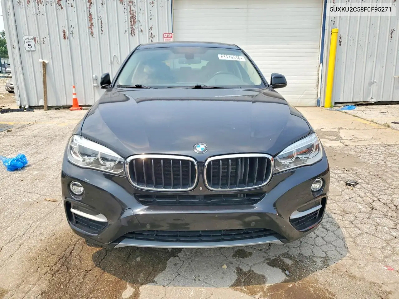 2015 BMW X6 xDrive35I VIN: 5UXKU2C58F0F95271 Lot: 61116516