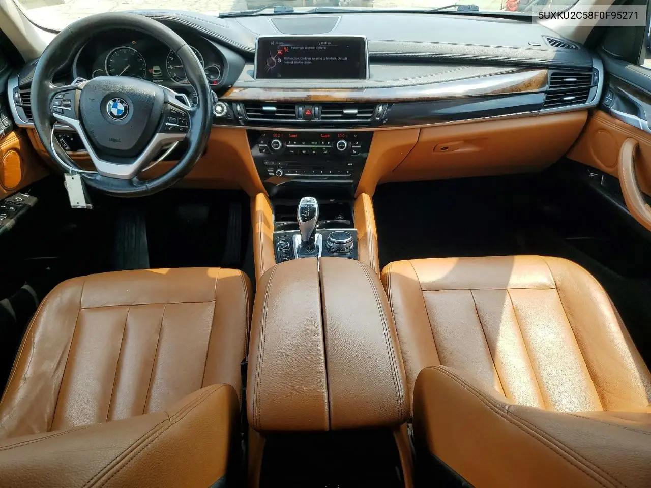 2015 BMW X6 xDrive35I VIN: 5UXKU2C58F0F95271 Lot: 61116516
