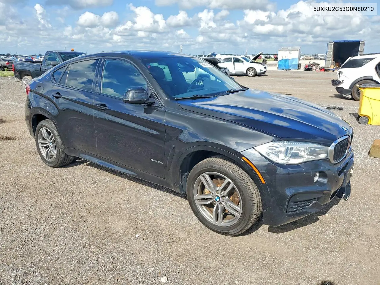 2016 BMW X6 xDrive35I VIN: 5UXKU2C53G0N80210 Lot: 54216266