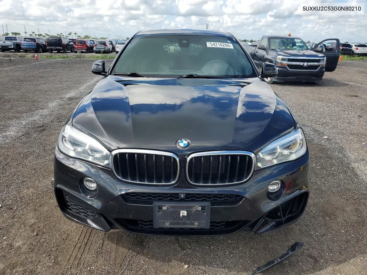 2016 BMW X6 xDrive35I VIN: 5UXKU2C53G0N80210 Lot: 54216266