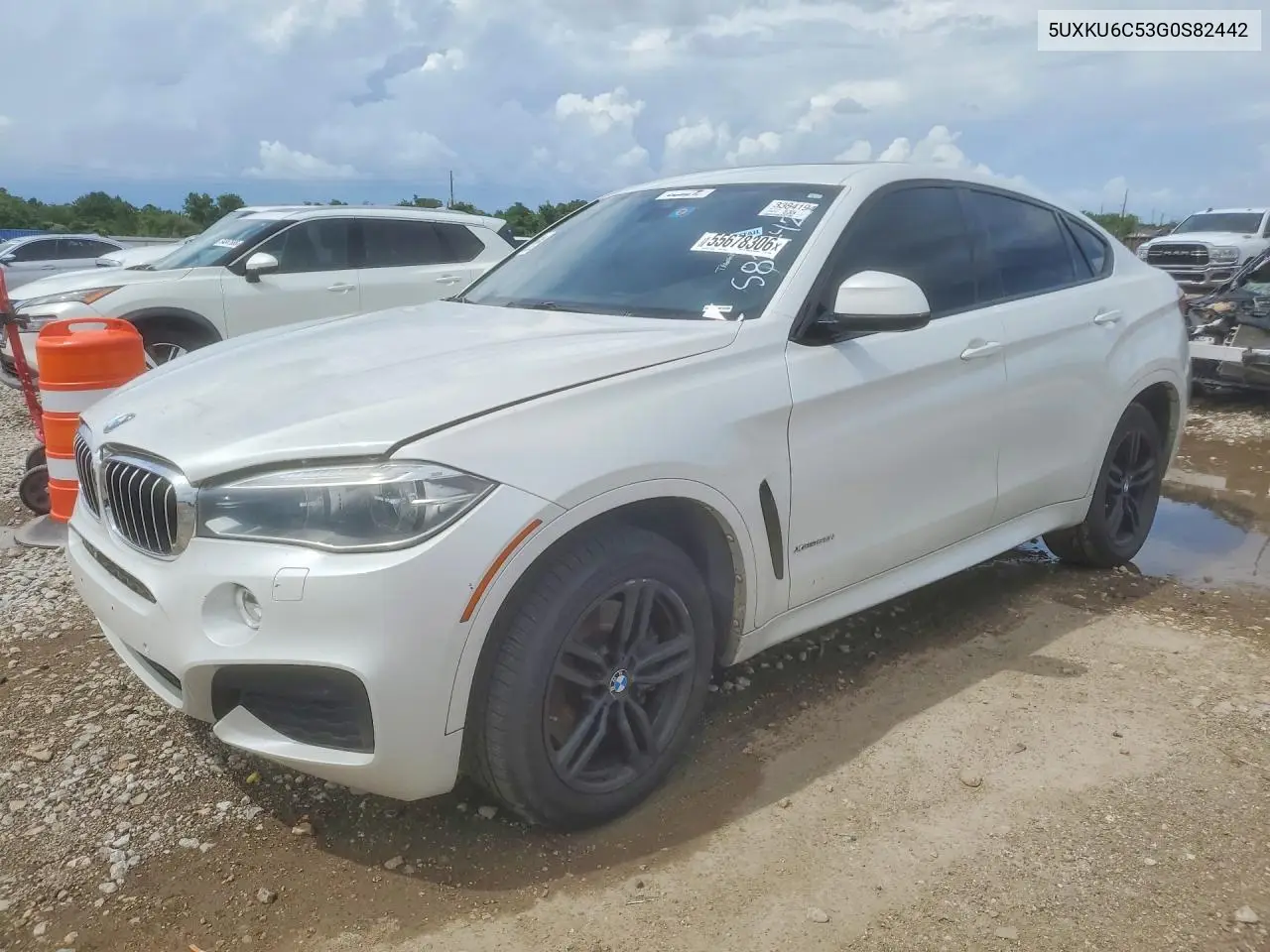 2016 BMW X6 xDrive50I VIN: 5UXKU6C53G0S82442 Lot: 55678306