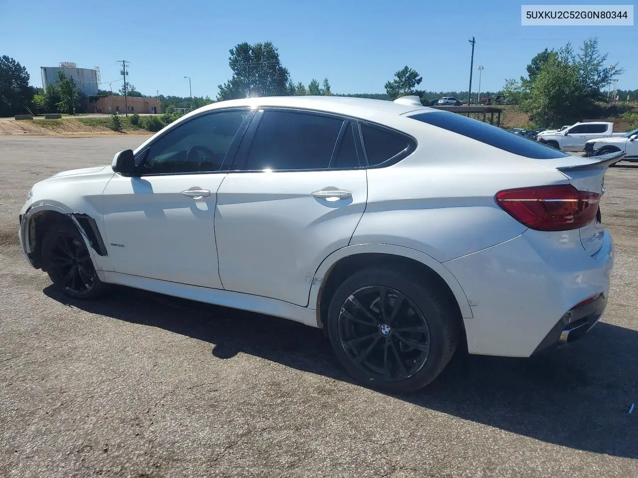 2016 BMW X6 xDrive35I VIN: 5UXKU2C52G0N80344 Lot: 58395576