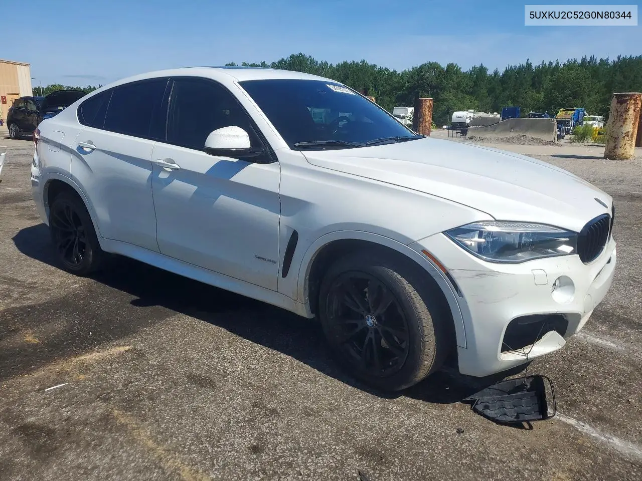 2016 BMW X6 xDrive35I VIN: 5UXKU2C52G0N80344 Lot: 58395576