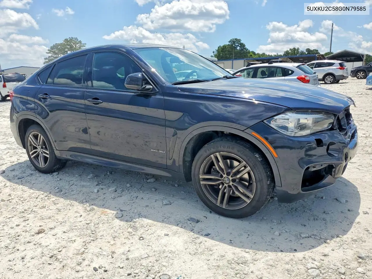 2016 BMW X6 xDrive35I VIN: 5UXKU2C58G0N79585 Lot: 59326246