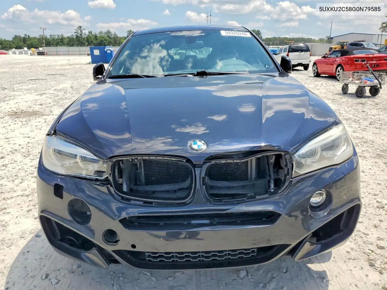 2016 BMW X6 xDrive35I VIN: 5UXKU2C58G0N79585 Lot: 59326246