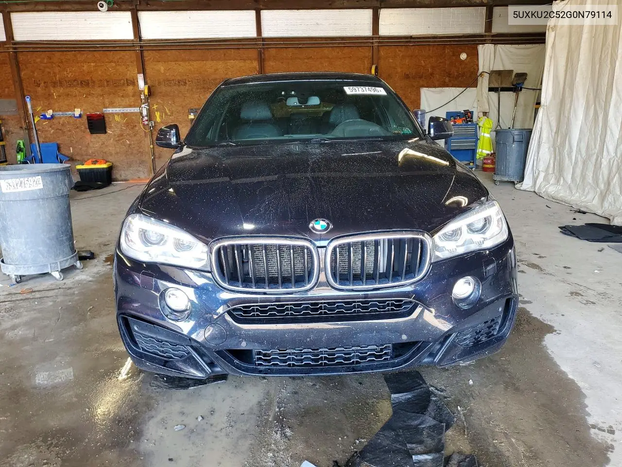 2016 BMW X6 xDrive35I VIN: 5UXKU2C52G0N79114 Lot: 59737496