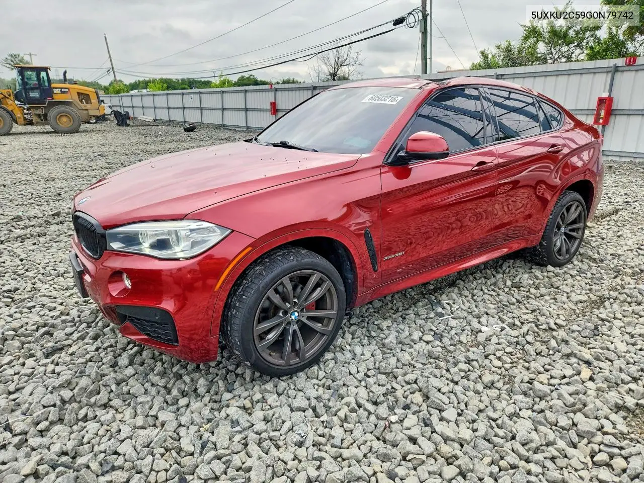 2016 BMW X6 xDrive35I VIN: 5UXKU2C59G0N79742 Lot: 60503216