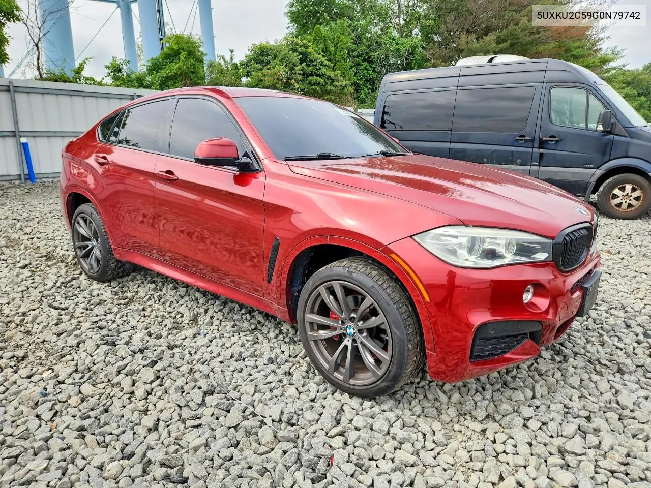 2016 BMW X6 xDrive35I VIN: 5UXKU2C59G0N79742 Lot: 60503216