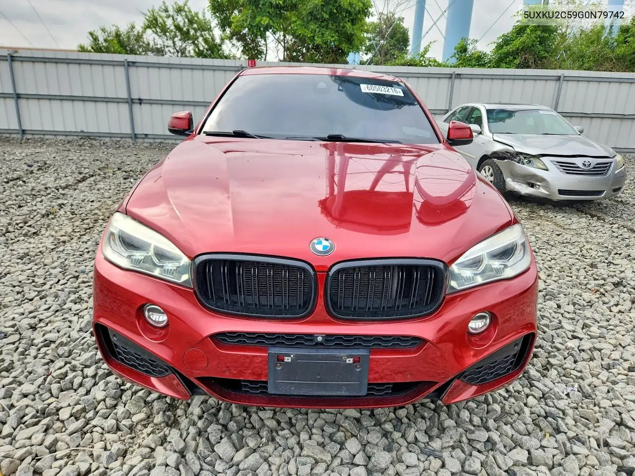 2016 BMW X6 xDrive35I VIN: 5UXKU2C59G0N79742 Lot: 60503216