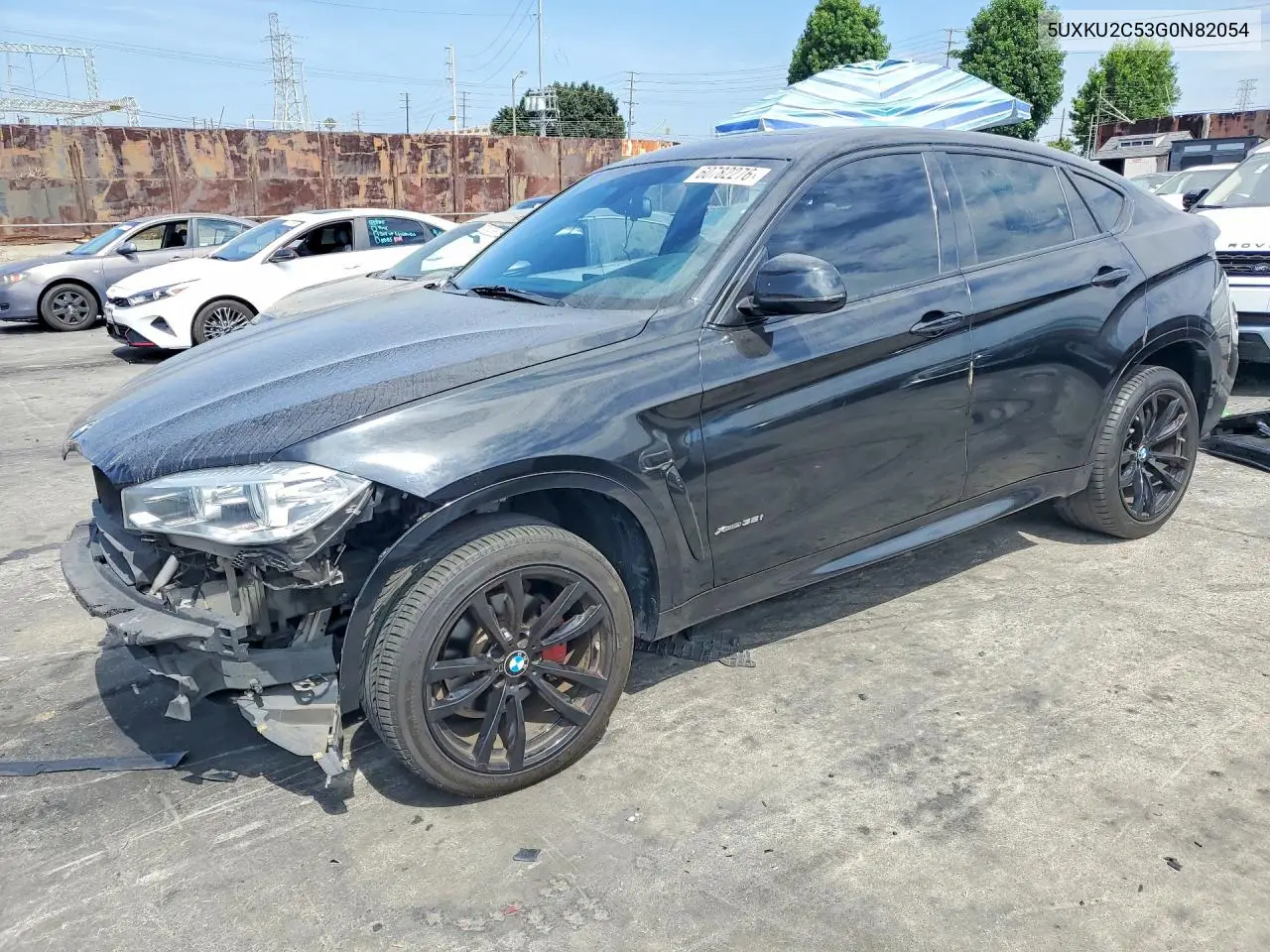 2016 BMW X6 xDrive35I VIN: 5UXKU2C53G0N82054 Lot: 60782276