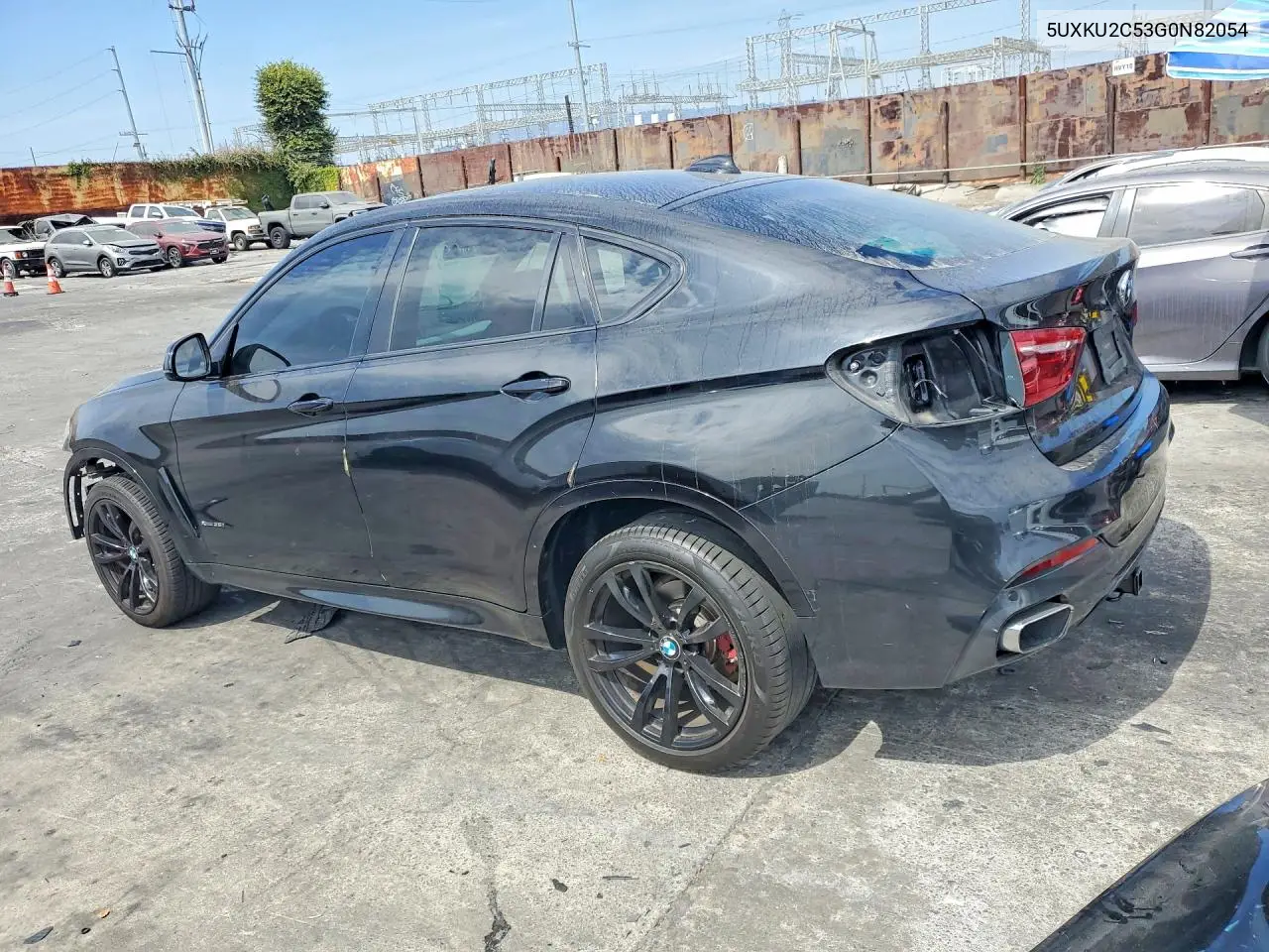 2016 BMW X6 xDrive35I VIN: 5UXKU2C53G0N82054 Lot: 60782276