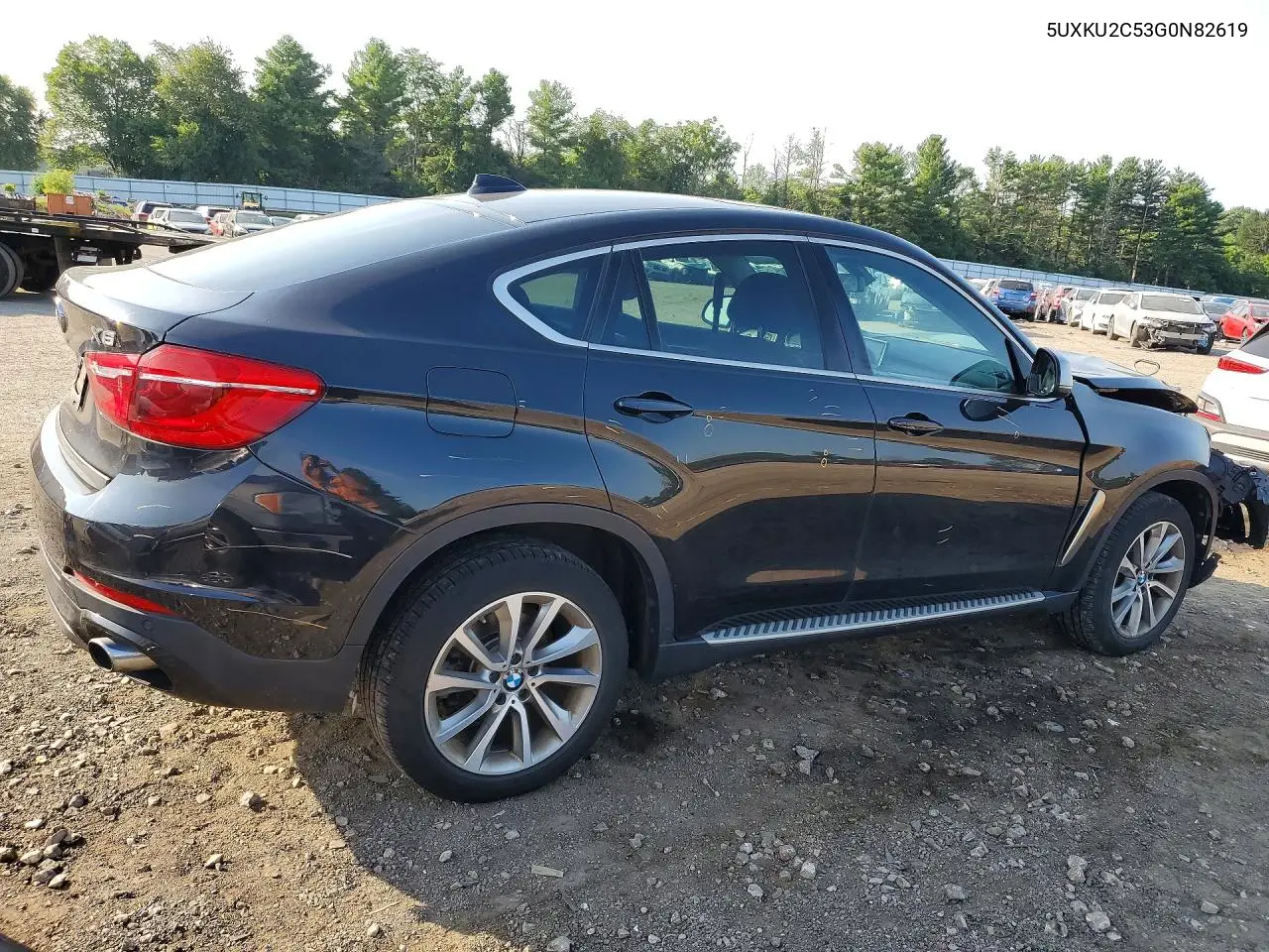 2016 BMW X6 xDrive35I VIN: 5UXKU2C53G0N82619 Lot: 61015036