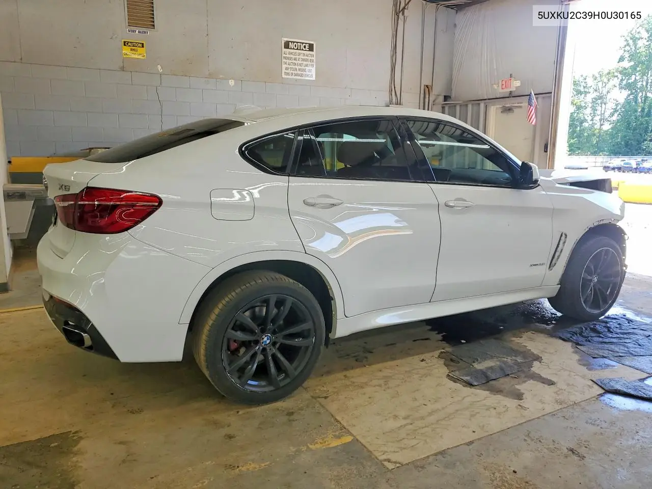 2017 BMW X6 xDrive35I VIN: 5UXKU2C39H0U30165 Lot: 54493036