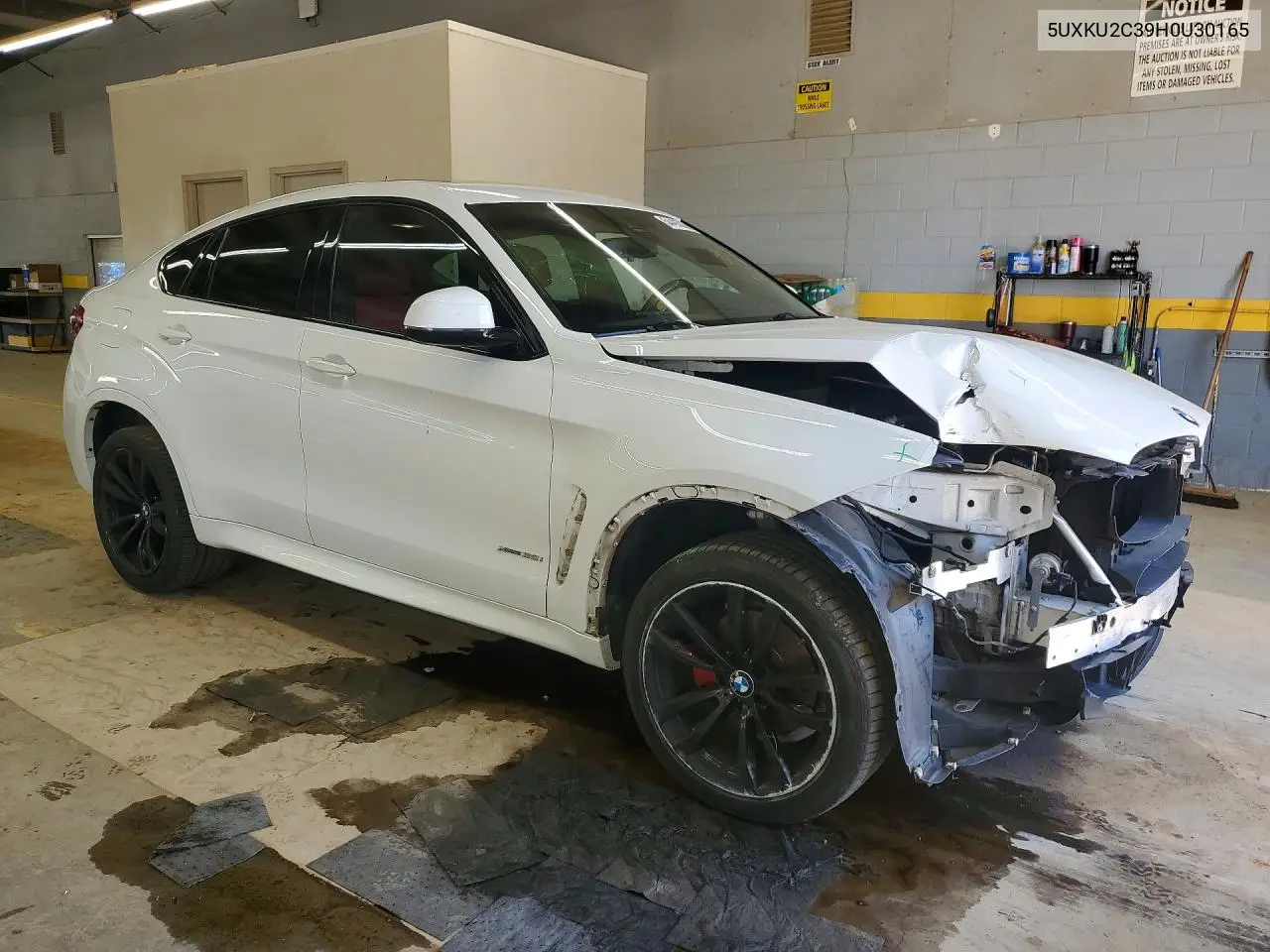 2017 BMW X6 xDrive35I VIN: 5UXKU2C39H0U30165 Lot: 54493036