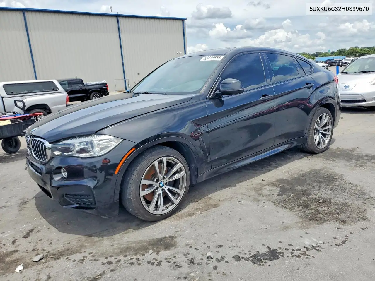 2017 BMW X6 xDrive50I VIN: 5UXKU6C32H0S99670 Lot: 55415656