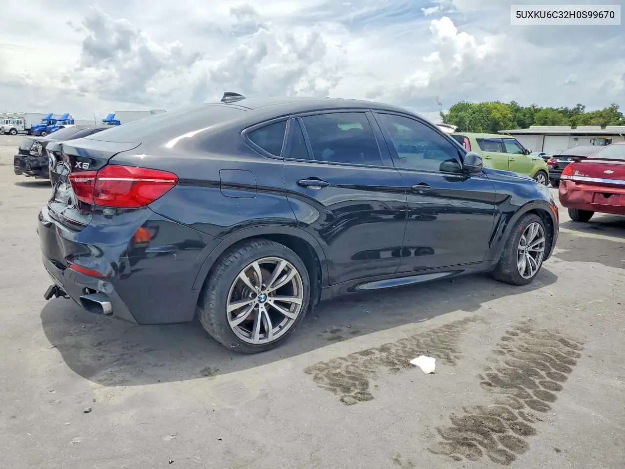 2017 BMW X6 xDrive50I VIN: 5UXKU6C32H0S99670 Lot: 55415656