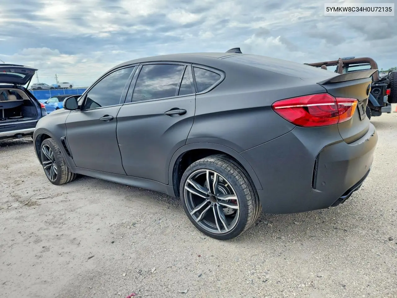 2017 BMW X6 M VIN: 5YMKW8C34H0U72135 Lot: 56828596
