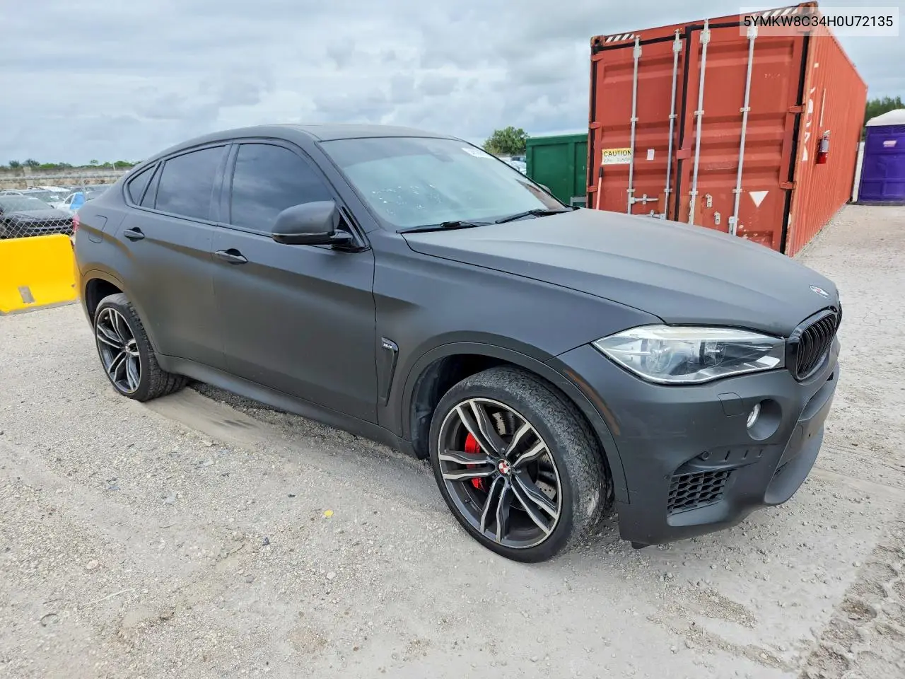 2017 BMW X6 M VIN: 5YMKW8C34H0U72135 Lot: 56828596