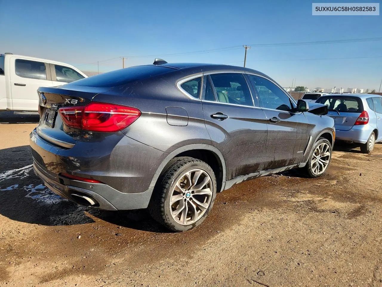 2017 BMW X6 xDrive50I VIN: 5UXKU6C58H0S82583 Lot: 59227366