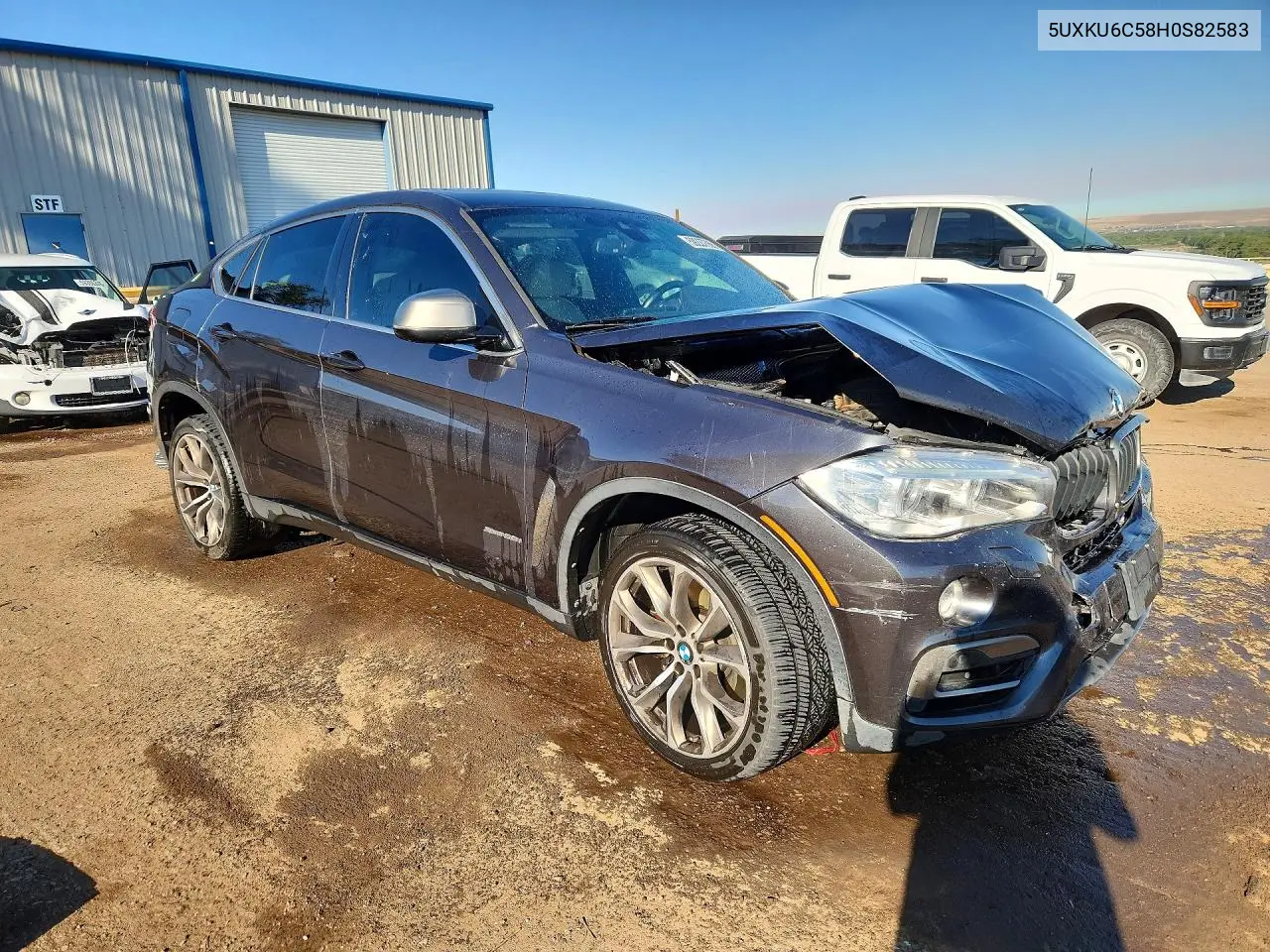 2017 BMW X6 xDrive50I VIN: 5UXKU6C58H0S82583 Lot: 59227366