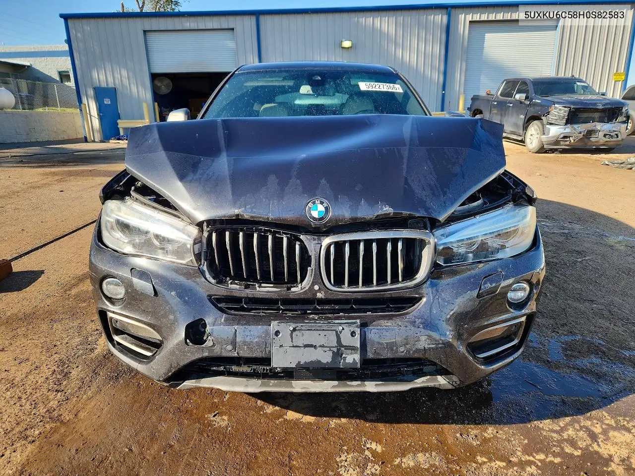 2017 BMW X6 xDrive50I VIN: 5UXKU6C58H0S82583 Lot: 59227366