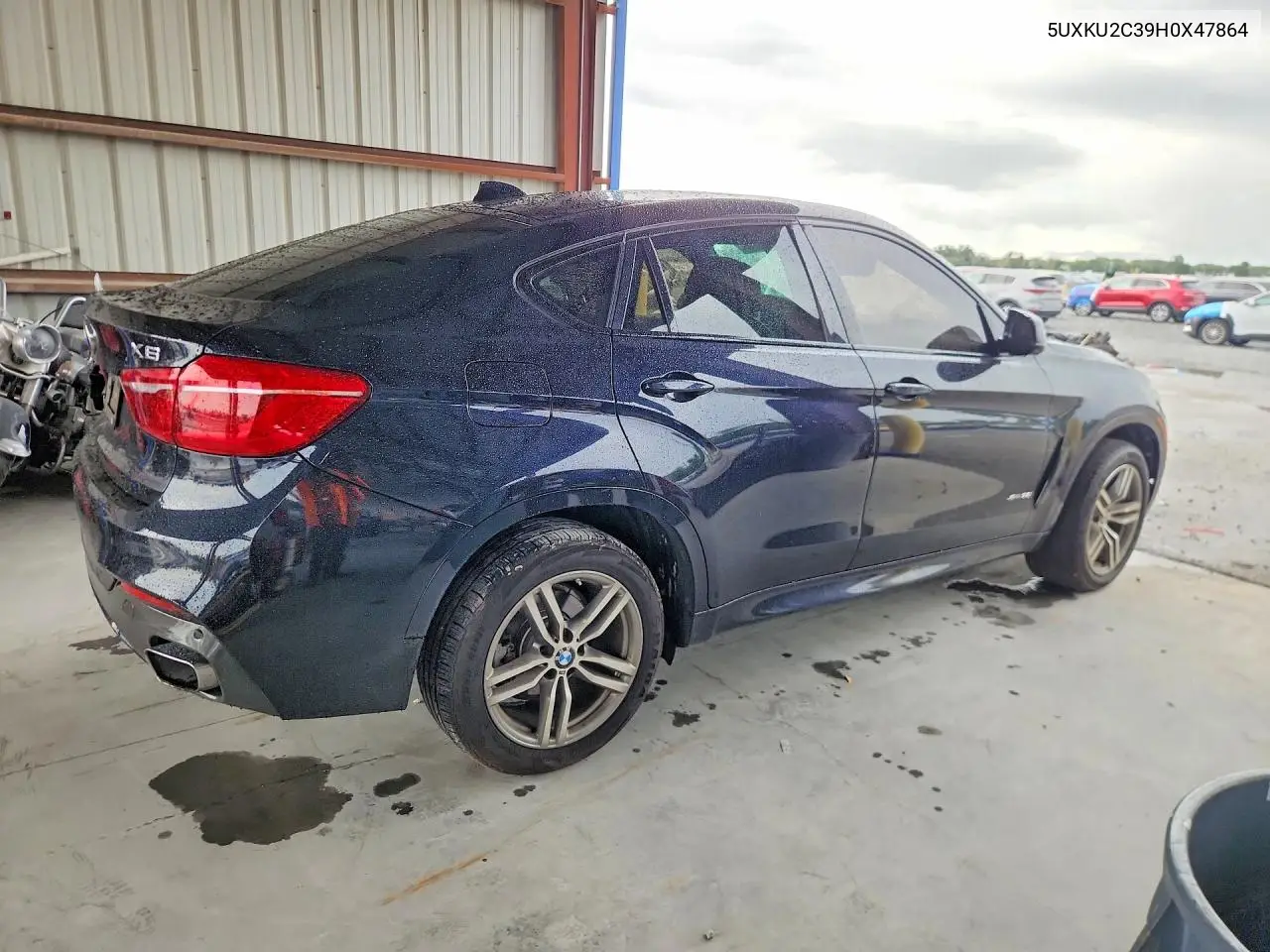 2017 BMW X6 xDrive35I VIN: 5UXKU2C39H0X47864 Lot: 61299246