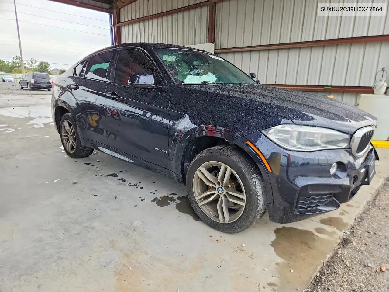 2017 BMW X6 xDrive35I VIN: 5UXKU2C39H0X47864 Lot: 61299246