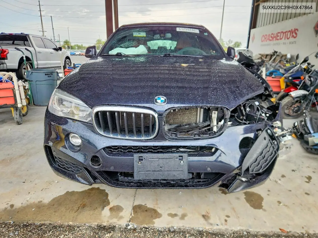 2017 BMW X6 xDrive35I VIN: 5UXKU2C39H0X47864 Lot: 61299246