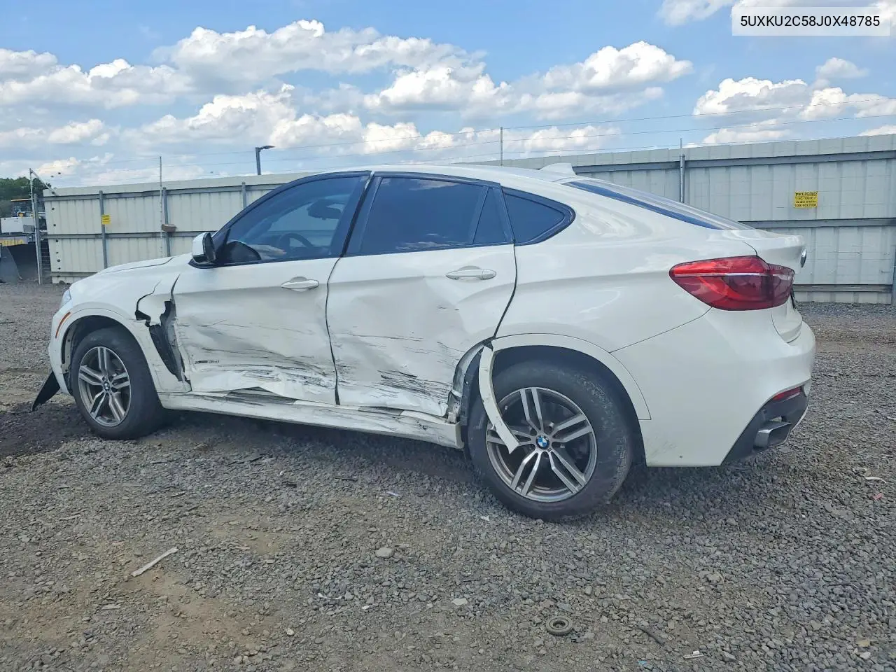 2018 BMW X6 xDrive35I VIN: 5UXKU2C58J0X48785 Lot: 54167916