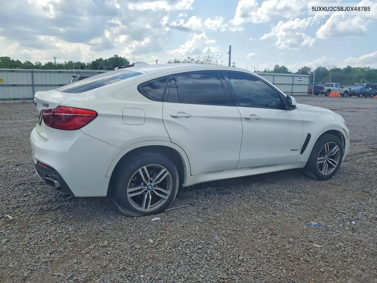 2018 BMW X6 xDrive35I VIN: 5UXKU2C58J0X48785 Lot: 54167916