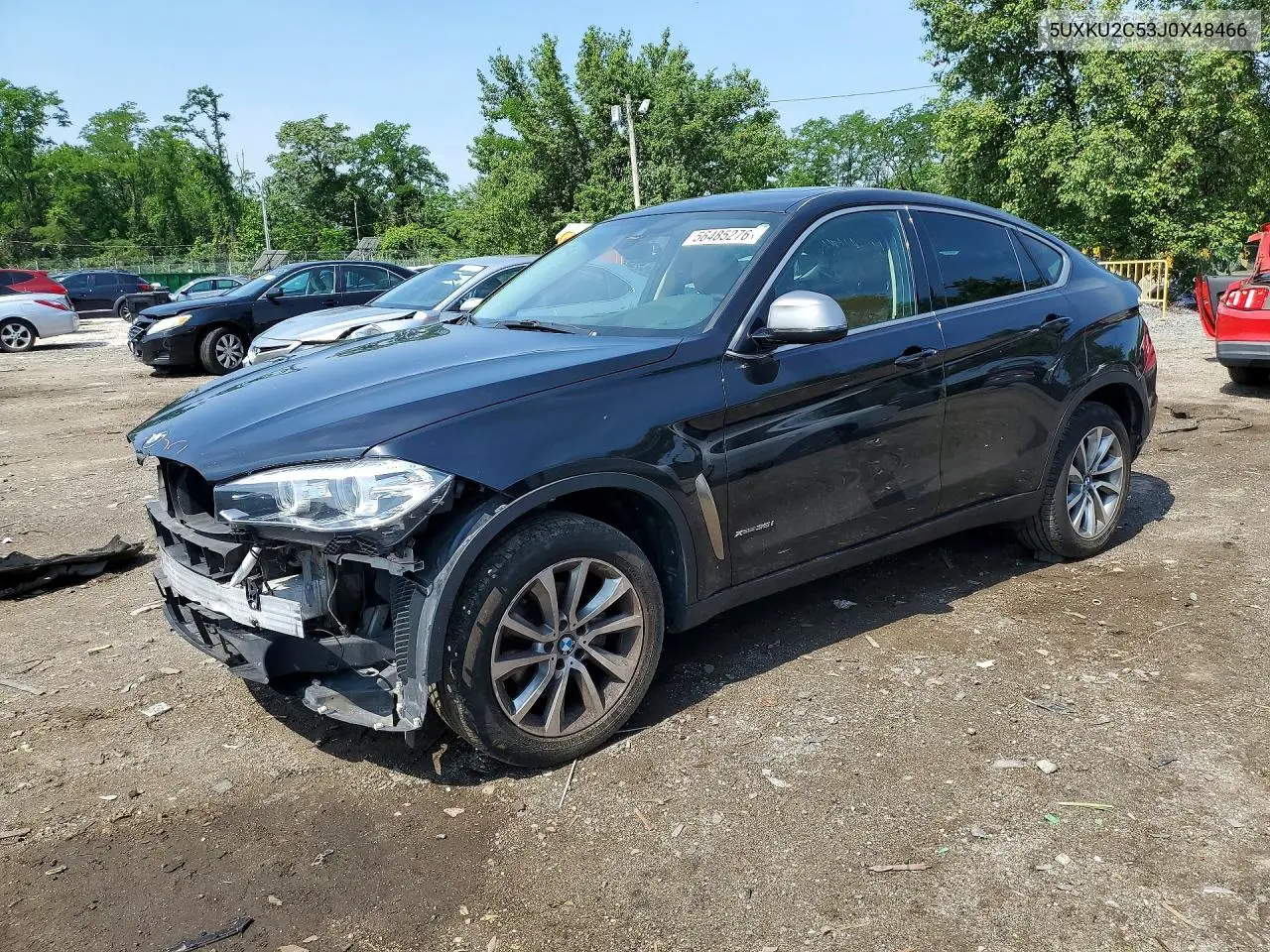 2018 BMW X6 xDrive35I VIN: 5UXKU2C53J0X48466 Lot: 56485276